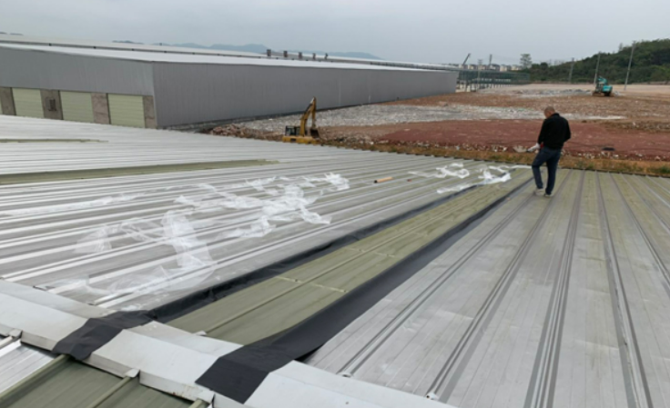 新会厂房屋面防水维修案例